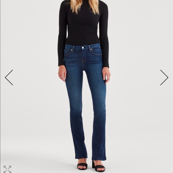 7 for All Mankind bootcut jeans size 30 - Picture 1 of 8